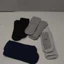unenow Unisex Non-Slip Grip Socks with Cushion for Yoga Pilates Barre Home & Hospital, Small 