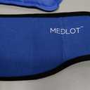  Face ice Pack for Jaw, Head and Chin, Adjustable Hot and Cold Wrap for Wisdom Teeth and TMJ Pain Relief, Nylon, Blue