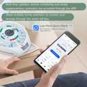 Bluetooth Automatic Pill Dispenser with App, 21 Individual Pods Medication Organizer for Seniors & Caregivers with Tracks Adherence History, Alarms & Light Alerts, Key Lock, for Vitamins Supplements