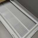 EZ-FLO 30 x 10 Inch (Duct Opening) Return Air Vent Cover for Wall or Ceiling, Solid Steel Return Air Filter Grille, HVAC Vent Cover, White, 61672