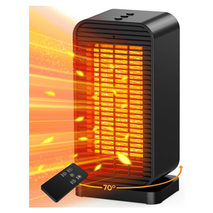 HETRAROOT Space Heaters for Indoor Use, 2 Modes & 2 Heat Levels,
