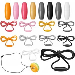 Hicarer 12 Pieces Breakaway Necklaces Replacement Necklace Cords with Breakaway Clasps, Nylon Cords and Safety Clasps for Chew(Multicolor)