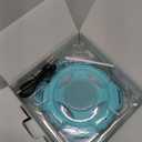 comiso Shower Bluetooth Speaker, IP67 Waterproof Speaker with LED Light, Portable Speakers with True Wireless Stereo, Floating, 2000mAh, Built-in-Mic, Ideal for Travel, Beach, Gifts for Unisex.