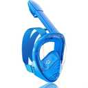 Full Face Snorkel Mask for Adults Teen, Snorkeling Gear with Detachable Camera Mount,Panoramic 180° View, Anti-Fog Anti-Leak Snorkling Set for Man and Women
