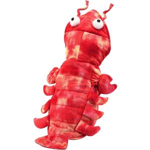 Mogoko Dog Cat Lobster Costume, Pet Halloween Cosplay Dress, Puppy Red Hoodie Warm Outfits Clothes(M Size) (13.3"Neck Girth, 15.3"Chest)