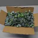 Lvydec 2 Pack Artificial Eucalyptus Garland, Fake Eucalyptus Greenery Garland Wedding Backdrop Arch Wall Decor, 5.5 Feet/Strand Fake Hanging Plant for Table Festival Party Decoration