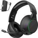 YPBDAN X4 Wireless Gaming Headset for Xbox Series X|S, Xbox One, PS5, PS4, PC, Mac, Switch, 2.4GHz Gaming Headphones with Bluetooth 5.3, 70H Battery, ENC Noise Canceling Mic, Low Latency