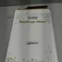 160 Pcs White and Gold Paper Plates, Forks and Cups Party Supplies, Disposable Paper Dessert Cake Plates Tableware Supplies for Birthdays, Graduations, Weddings, Holidays (Serves 40)(7 inches)