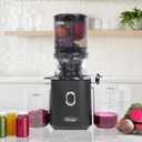 Omega Cold Press Juicer Slow Masticating Hands Free Juicer Machine for Vegetables and Fruits with Wide Mouth Hopper for Whole Recipe Batch Juicing, Time Saving Series, Easy to Clean, 150-Watt Motor