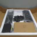 Keonjinn Small Medicine Cabinet Mirror 14" x 18", Assembly Needed, Black Bathroom Medicine Cabinet with Mirror, Beveled Framed, Stepless Adjustable Shelve, Wall-Mounted or Recessed