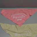 Promoted to Big Brother Sister Bandana Gender Reveal Triangle Scarf Announcement Photo Props Accessories for Large Medium Small Dogs 2 Packs