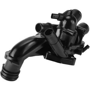 Engine Coolant Thermostat Housing Assembly - Compatible for Mini Cooper Paceman 1.6L L4 - Gas 2013-2016, for Mini Cooper Countryman 1.6L L4 - Gas 2011-2016 - Replace Part 11538674895