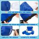 4 Packs Inflatable Pool Floats Chairs Adult Floating Lounge Chairs Heavy Duty, Blow up Pool Noodles for Summer Party Beach Lake