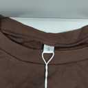 ANRABESS Lounge Sets for Women 2 Piece Foldover Yoga Flare Leggings Pants Crop Tops Casual Y2K Outfits Matching Tracksuit Set (Small, Brown)