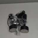 SUNVIE 2 Pack Spot Lights Indoor, 3W Plant Uplights Indoor with 10 FT Plug Cord, 3000K/4000K/5000K Adjustable Dimmable Floor Spotlight Lamp, 120V LED Uplighting for Artwork Wall Accent Lighting (Black)