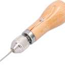 Leather Sewing Awl, Professional Leathercraft Accessories Stitcher Needles Kit, Hand Stitch Repair Canvas, Upholstery, Bag, Shoe, Belt Repair Lockstitch Set