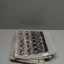 Moroccan Area Rug, 2x3 Black Distressed Entryway Rug Non-Slip Small Rug, Soft Low-Pile Washable Indoor Door Mat Floor Carpet for Entrance Bedroom Kitchen Bathroom