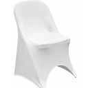 Folding Spandex Chair Cover - White, 4PCS, Color White
