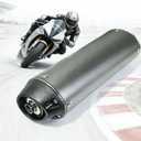 DREAM MOTION 28mm/38mm Motorcycle Exhaust Muffler Removable Noise Reduction Silencer Powersports Parts For Honda CRF50 125cc 150cc 190cc KAYO YX ZS KLX SSR Quad ATV Dirt Pit Bike Accessories (28mm)