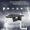 Pole Mount, Electronics Pole for Outside Home Antenna Installation, 15inch Length., White