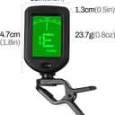 Guitar Chord Presser Guitar Trainer Practice Learning Tools Cord Presser for Acoustic Chord Helper Learn with Clip on Tuner