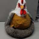 MaoGoLan 8Pcs Chicken Stuffed Animals, Stuffed Hen Plush Toys with Babies Chickens and Eggs, Nest House Plush Set, Cute and Soft Farm Stuffed Animals Gift for Kids