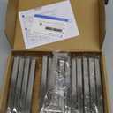 160mm (6-1/4") Brushed Nickel Stainless Steel Cabinet Hardware 15 Pack Durable Drawer Pulls & Dresser Handles for Kitchen, Bathroom, Cabinets