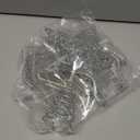 Joiedomi 8 inch Christmas Glitter Star Tree Toppers, Battery Powered Metal Silver Star Lighted with LED Warm White Lights for Xmas Decorations, Holiday Party Indoor Decor