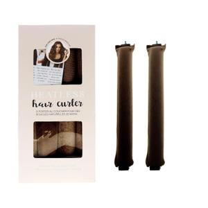 Overnight Hair Curlers Heatless Curls,SXWFYZ No Heat & Damage Velvet Curling Rods Hair Rollers for Long Short Hair Care Styling Tools(Coffee 4PCS W/Silk Scarf)