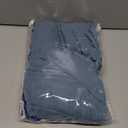 MIULEE Dusty Blue Linen Textured Sheer Curtains 84 Inches Long 2 Panels for Bedroom Living Room, Semi Transparent Farmhouse Light Blue Window Net Panels with Rod Pocket, W 54 x L 84 inch Length