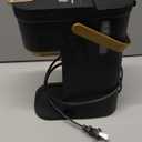 Tastyle Single Serve One Cup Coffee Maker, for K Cups and Grounds, Mini Coffee Maker with Portable Handle, 6 to 12 Oz Brew Size, for Travel, Camping, Office, RV and Dorm, 120V, Black and Gold