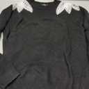 ZESICA Women's Fall Long Sleeve Sweaters 2026 Crew Neck Knit Loose Dressy Pullover Tops Winter Trendy Outfits (Medium, Black)