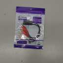 VCE 3.5mm Female to 2 RCA Splitter Male Stereo Audio Y Cable 2-Pack, Gold Plated Adapter Compatible for TV,Smartphones, MP3, Tablets, Speakers,Home Theater (8 inch)