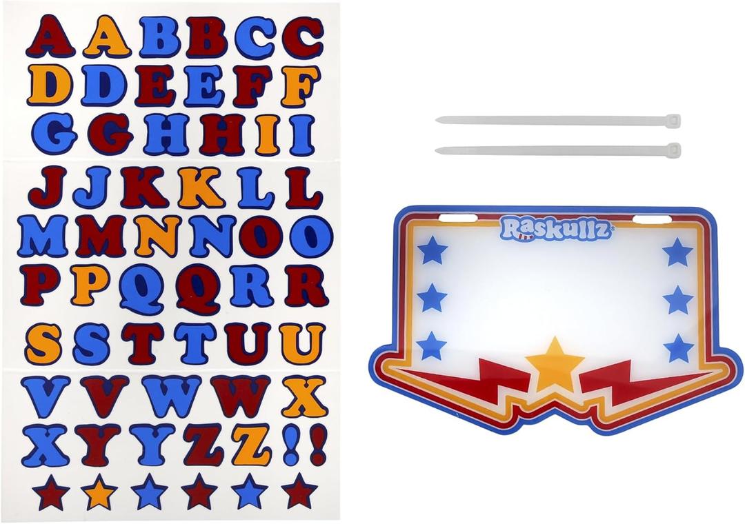 Raskullz Super Squad Awesome Bicycle Name Plate