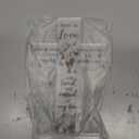 Jetec Sympathy Bereavement Gift for Loss of Loved One Acrylic Cross Floral Red Cardinal Memorial Gift Remember Me Grieving Keepsake for Mom Dad Grandma Friend Sisters Brothers(Cross)