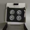 Corsair Hydro X Series XF Hardline 14mm OD Fitting Four Pack  White