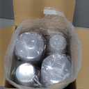 WELLIFE 200 PCS Gold Plastic Cups,9 oz Clear Plastic Cups,Disposable Wine Glasses,Plastic Cocktail Glasses for Party and Wedding