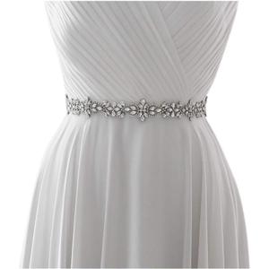 HONGMEI Rhinestone Bridal Belt Wedding Dress Belt Elegant Wedding Belt Sashes