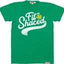 Tipsy Elves Mens St Patricks Day Shirt  Funny Irish Graphic T-Shirt, Green Clover St Patricks Tee (Green, M)