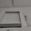 1 Pack 16.8" Deep Pull Out Drawers for Cabinets, Expandable Slide Out Drawers for Kitchen Cabinets, Pull Out Cabinet Organizer Roll Out Shelves for Pantry（Width 12.2"-19.7", White）