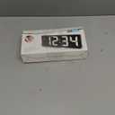 ORIA LED Alarm Clock, Digital Alarm Clock, Large Display LED Desk Clock with Snooze, 3 Adjustable Brightness, USB Charging Ports for Bedroom, Office,Red