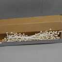 GREENTIME 12 Pack White Christmas Ornaments Artificial Berry Stems 14" Fake Holly Berry Picks for Christmas Tree DIY Wreath Crafts Vase Fireplace Home Decor