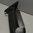 Passenger Side Mirror Compatible with 2009-2018 Dodge Ram 1500,2010-2018 Dodge Ram 2500 3500,Tow Mirrors with Power Glass Heated Turn Signal Light Puddle Lamp(Black) (Right)