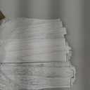 Jetec 4 Tier Wood Cupcake Display Stands Retail Wooden Craft Fair Display Riser Rustic Dessert Holder Rack Soap Stand for Craft Show Baby Shower Cupcakes Candy Wedding Party(Retro White)