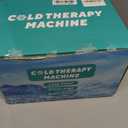 Ice Machine for Knee After Surgery 15qt, Cold Therapy Machine 6-Level Timer & 3 Flow Rates, Leakproof & Ultra-Quiet Portable Cryotherapy System with Compression Pad for Knee Replacement Recovery