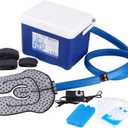 Cold Therapy Machine for Post Surgery Recovery Adjustable Cryo Ice Compression System with Quiet Pump, Universal Pads for Knee, Shoulder, Hip, Ankle Portable Cold & Ice Therapy Unit (12 L), Blue