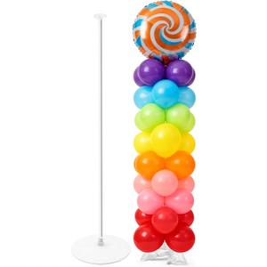 Tamodan 2026 Upgraded and Reinforced Balloon, 79 Inch Balloon Tower Reusable Metal Spiral Design, Balloon Stands for Floor Weddings, Baby Showers & Balloons Not Included