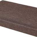 SAMTY Bench Seat Memory Foam Chair Pads Non-Slip Rubber Back Indoor Swing/Settee Cushion 36 x 18 inch (Brown)