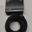 GE 25ft 4K HDMI 2.0 Cable with Ethernet, Gold-Plated Connectors, Black, 48723, New