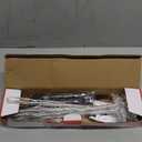 5 Pcs Acrylic Solar Pathway Stakes Lights Outdoor Waterproof, 8 Modes Christmas Decorations Outdoor Yard, Solar Christmas Garden Decor Lights (Xmas Snowflake Warm White)